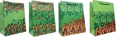 Qese dhuratash dekorative Ju Piter JP0549B, 26x32x12cm, shumëngjyrëshe