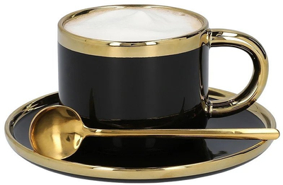 Set filxhani Homla SINNES, 250 ml, porcelan, ngjyrë e zezë