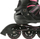 Rolera NILS Extreme NA19088, nr. 35-38, të zeza