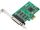 Сериска контролна картичка Moxa CP-114EL, 4 порти RS422/485, PCIe, нисок профил