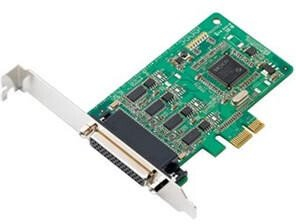 Сериска контролна картичка Moxa CP-114EL, 4 порти RS422/485, PCIe, нисок профил