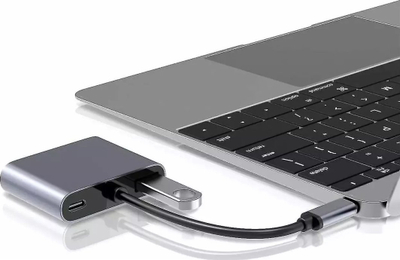 Adapter USB Roger RoGer USB-C Multimedia, HDMI 4K, VGA 1080p, gri