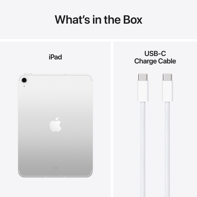Apple iPad (A16), 11", Cellular, 128GB, Silver