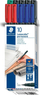 Stilolaps me majë të butë Staedtler 318 B10, felt tip, blu