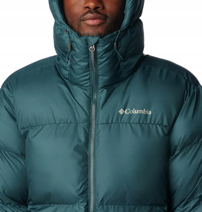 Xhaketë dimërore Columbia Puffect Hooded Jacket M, Thermarator, rezistente ndaj ujit, blu navy