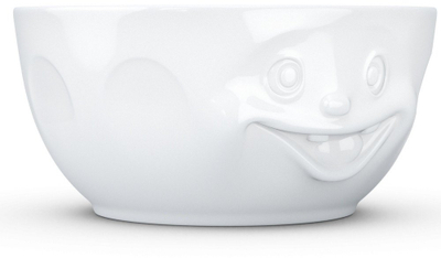 Enë porcelani Lumarko FIFTYEIGHT, 2600 ml, fytyrë 3D, e bardhë