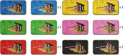 Zgjerim loje Carcassonne Mini Expansion Pack I, për lojën tavolinë Carcassonne