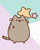 Pikturë Pusheen, 25 x 20 cm