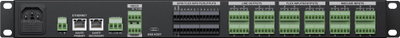 Matrix audio në rrjet Audac Luna-F, HiFi komponent profesional, për montim në rack 19", ngjyrë e zezë