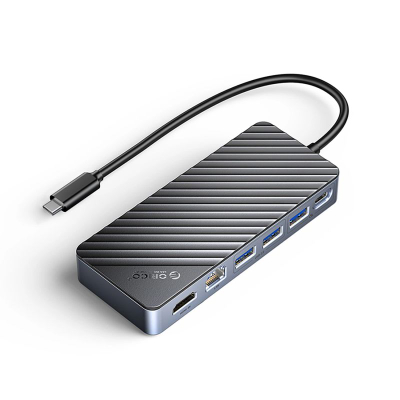 Docking station Orico OM28PR-G2, USB-C, M.2 NVMe SATA, i zi