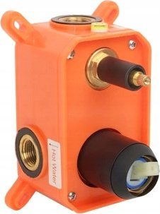 Rubinet dushi i fshehtë Hydroland Senja B8112, 2 funksione, krom