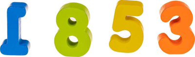 Set numrash druri Smily Play, 10 copë, me ngjyra nga të gjitha