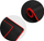 Mousepad gaming për tastierë edhe maus, 900x400x3mm, me cepa të qepur, i zi me kornizë të kuqe