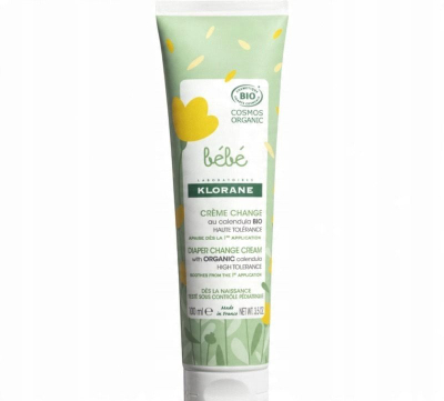 Krem ndërrimi për bebe Klorane Baby ORGANIC, 100ml, pa aromë, për lëkurë të ndjeshme