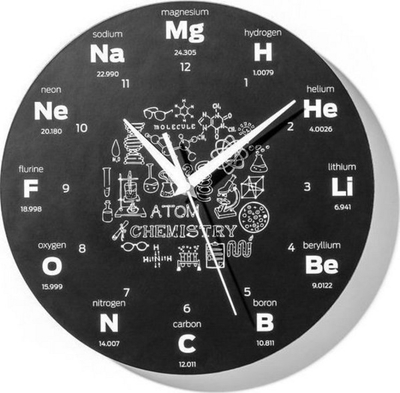 Orë muri Art-Pol Chemist, e zezë