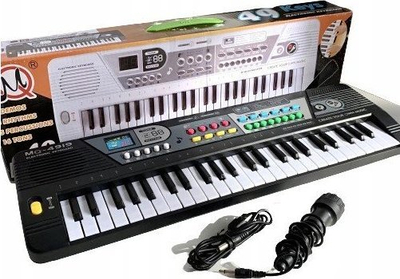 Tastierë elektronike MQ 4919, 49 taste, me mikrofon, e zezë