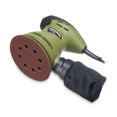 Lëmues orbitale Heinner, 240W, disk 125mm, i kuq