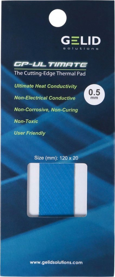 Pad termik Gelid GP-Ultimate TP-GP04-R-A, 120x20x0.5mm, blu