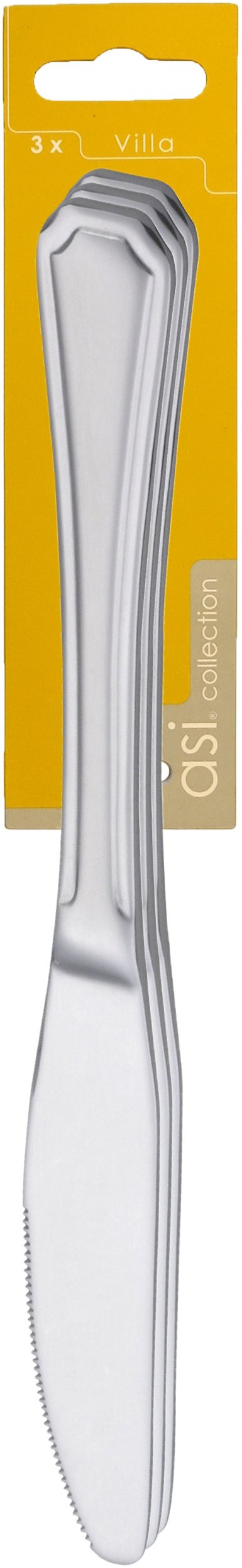 Set thikash tryeze ASI COLLECTION Villa, 3 copë, trashësi teh 4.0 mm, çelik inox