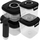 Set ena me vakum MG HOME Clever Kitchen, 4 copë, me pompë, të zeza