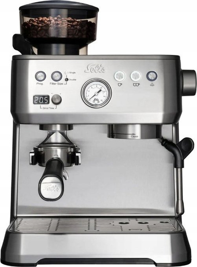 Espresso aparati Solis 98036, 2.6L, 1620W, çelik inox argjendtë