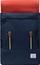Çantë shpine Herschel Survey, unisex, për ditë për ditë, blu me portokalli