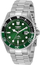 Ore dore Invicta Pro Diver 30808, 43mm, çelik inox, jeshile