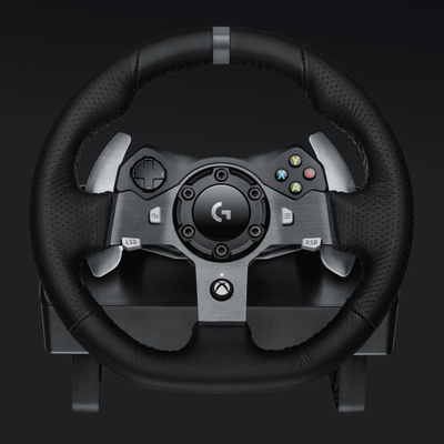 Волан и педали Logitech G G920 Driving Force Racing Wheel Gaming, црна