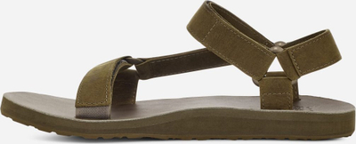 Sandale për burra TEVA Original Universal Full Grain, lëkurë, Dark Olive, nr. 8