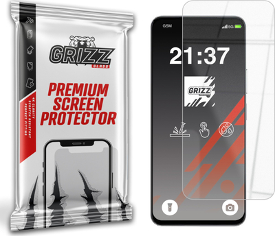 Заштитно хибридно стакло Grizz HybridGlass за Vivo Y29 4G, цврстина 9H, транспарентно
