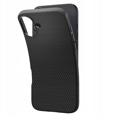Kapak telefoni Spigen Liquid Air për iPhone 17, matte, i zi