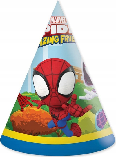 Kapela feste Procos Gor Spidey, letre, me elastik, shumëngjyrëshe