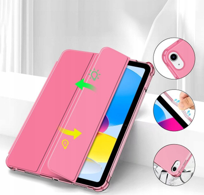 Mbulesë tabletë Tech-Protect SC Pen Hybrid Crystal, për iPad 10.9 2022, me këllëf stilolapsi, magenta