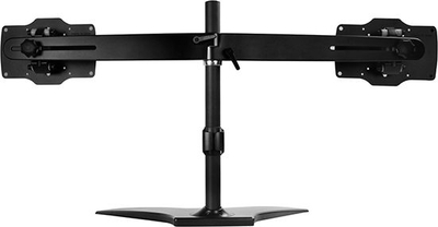 Mbajtëse tavoline për 2 monitorë SilverStone SST-ARM23BSL, 24" 32", rregullim i lartësisë, e zezë argjend