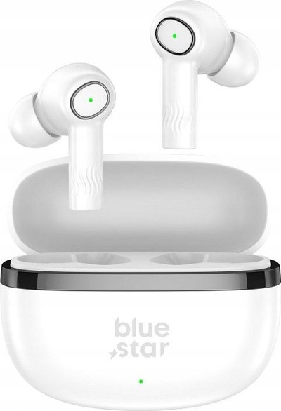 Kufje wireless Blue Star TWS AC20C, Bluetooth 5.4, ENC, të bardha
