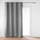 Perde termike Douceur d'intérieur Fleece Rings, 140x260 cm, me unaza metalike, gri