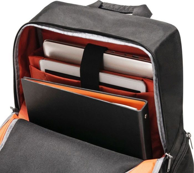 Shpinore laptopi Everki Advance, 15.6", xhep për tablet, e zezë