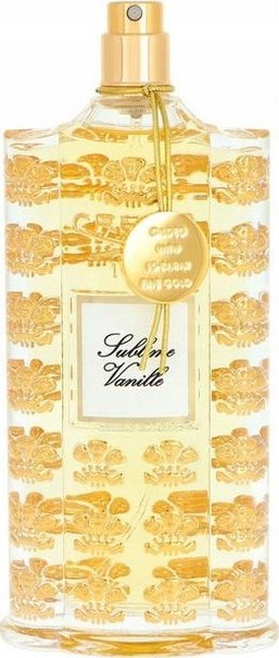 Parfum uniseks Creed Sublime Vanille, 75 ml, aromë orientale e ëmbël, shishe e tejdukshme me detaje të arta