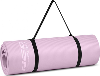 Tapet fitnesi Neo-Sport Training Mat NS-922, 183x60x1 cm, rozë