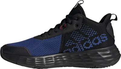Atlete basketbolli Adidas OwnTheGame 2.0 Lightmotion HP7891, me qafë t’mesme, për meshkuj, të zeza me blu