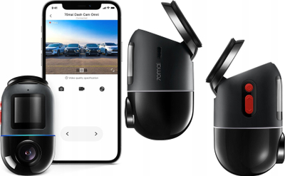 Kamerë makine Xiaomi 70mai Omni 360, 360°, 64GB, GPS, e zezë