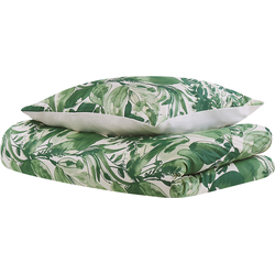 Set mbulesë jorgani Greenwood Sateen Cotton, 135 x 200 cm, pambuk, jeshile