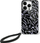 Kapak telefoni Karl Lagerfeld KLHCP16SHZBPKCCU për iPhone 16 6.1", me dizajn Purple Zebra, me litar dore
