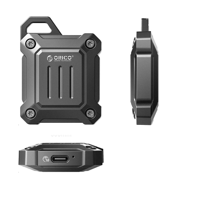 Kuti e jashtme SSD Orico XAM2 Tactical, M.2 2230 NVMe, USB-C 3.2 10Gb/s, e zezë