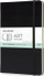 Bllok muzikor Moleskine Large Music Notebook, format i madh, kapak i fortë, i zi