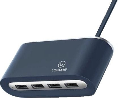 HUB USB USAMS US-SJ238, 4xUSB 2.0, 480Mb/s, blu