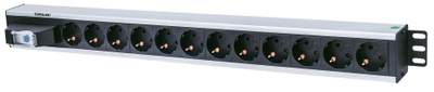 Prizë zgjatuese Intellinet Network Solutions 711449, 12x Schuko, 3m, 250V 16A