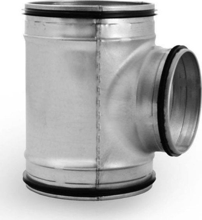 Triçe ventilimi Alnor TPCL 315, me garniturë, çelik galvanizuar, argjendtë