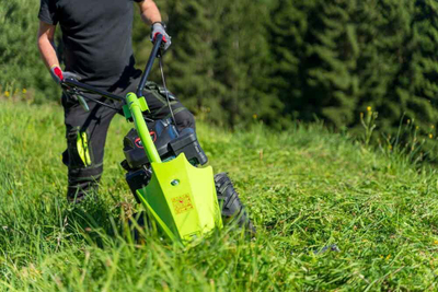 Kositës benzine Zipper ZI-BM870ECO, shufër prerëse, jeshil