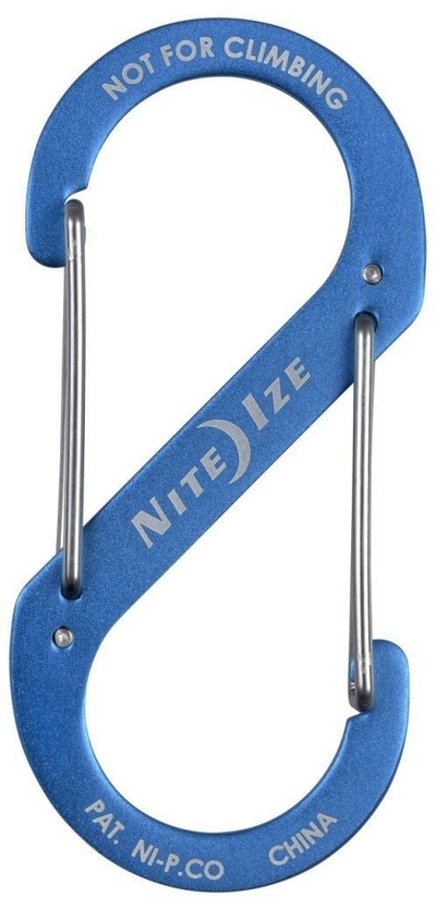 Karabinë Nite Ize S Biner Dual #4, alumin, madhësia 4, blu